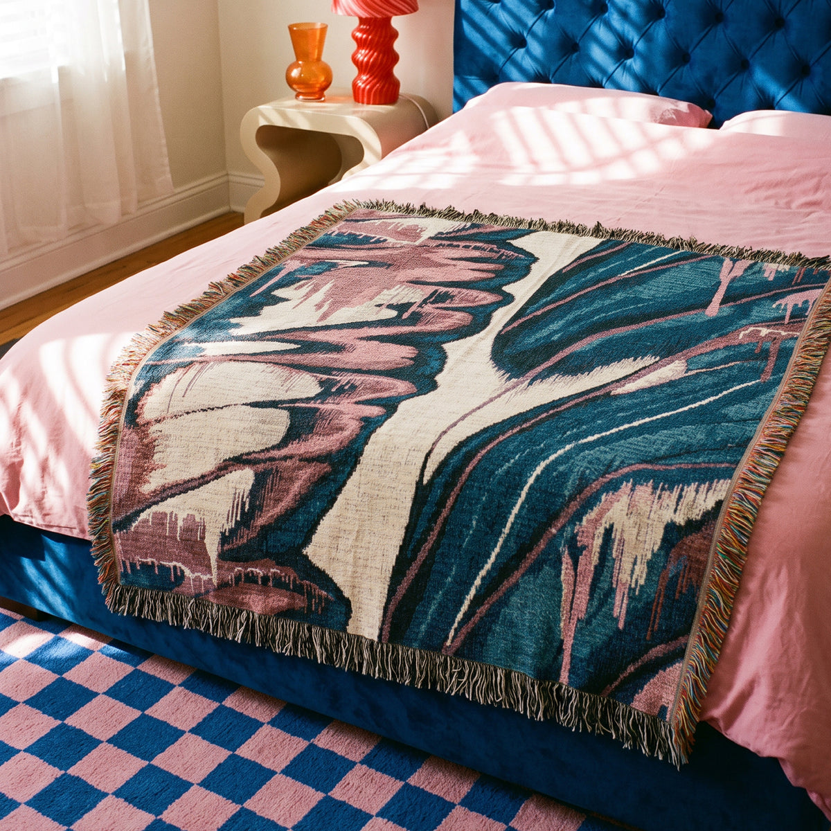 Woven Throw - Morpho Drip